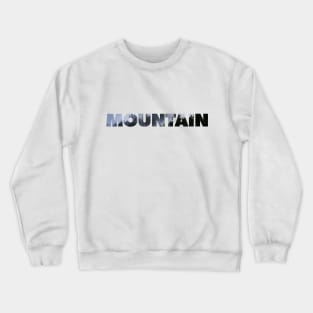 Alps forest photography Mountain leewarddesign Crewneck Sweatshirt